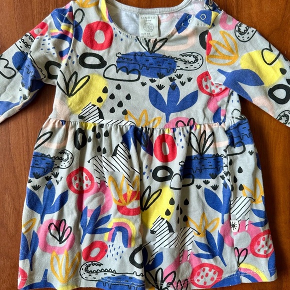 Colorful Patterned Dress 👗4-6mos - Picture 1 of 3